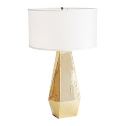 Gilt Poly Lamp - Table Lamps