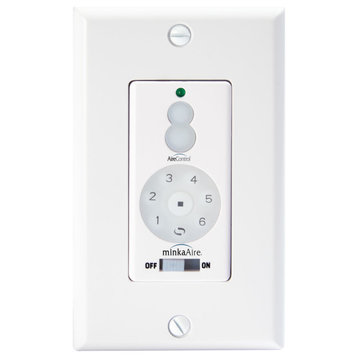 MinkaAire WC1000 Wall Control for Six Speed DC Ceiling Fan - White