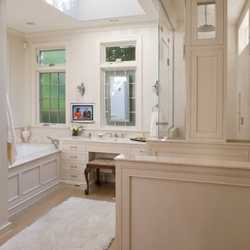 Small Master Bath in Chevy Chase
