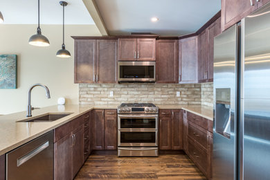 Example of a kitchen design in Vancouver