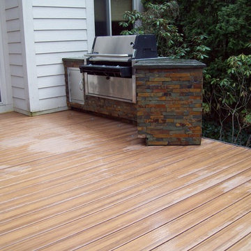 TREX TRANSCENDS TIKI TORCH BIRMINGHAM DECK