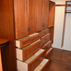 Stained Cherry Master Closet - Products