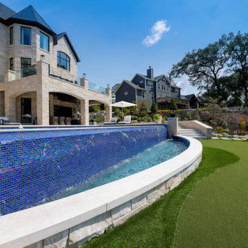 Valparaiso, IN Custom Infinity Edge Pool & Spa