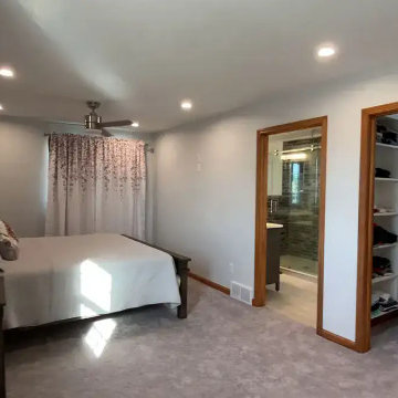Above-Garage Master Bedroom and Bath Home Addition