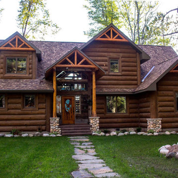Concrete Log Siding Homes