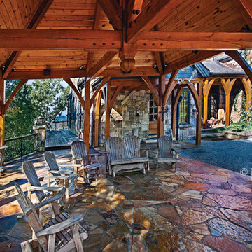 Elegant Timber Frame Home in Kentucky