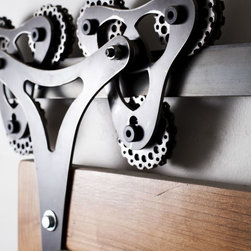 Rustica Hardware - Double Triangle Barn Door Hardware - Barn Door Hardware