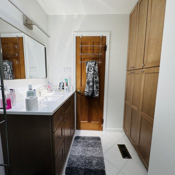Vanity Wall and Linen Cabinet, Baltimore MD