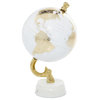 Coastal Gold Aluminum Metal Globe 67834