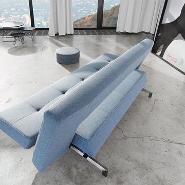 Innovation USA | Wing Mixed Dance Light Blue Sofa Bed -$1200.36