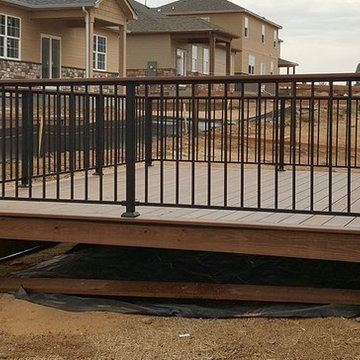 Fiberon Ipe with Fortress rail and decking as top cap