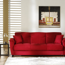 Istikbal | Aspen Rainbow Red Sofa Bed - Furniture