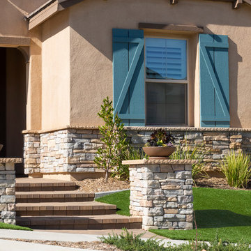 Artificial Turf Front Lawn