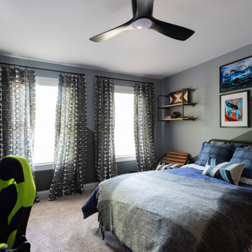 Supercar inspired teen bedroom