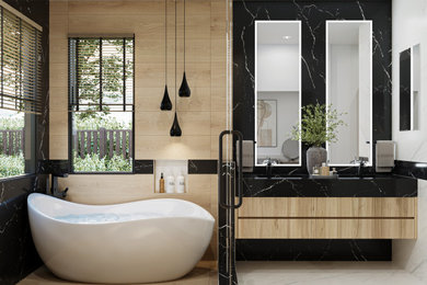Example of a bathroom design in Charlotte