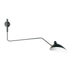 Wall Sconce, Black, 39"x16"