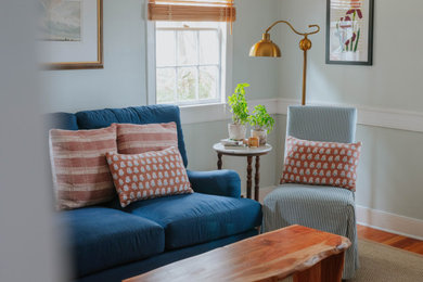 Living room - transitional living room idea in New York