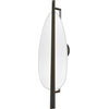 Ithaca Wall Sconce Black Nickel, White