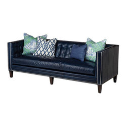 Echo Blue Marlin Leather Sofa (L2911) - Sofas