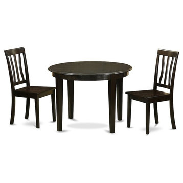 3-Piece Kitchen Nook Dining Set, Kitchen Table And 2 Dinette Chairs