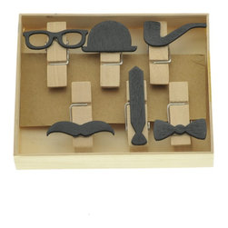 Gentleman Memo Clips - Desk Accessories