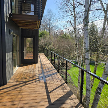 Outdoor Living Elevated: Cable Railing for a Mountain Deck