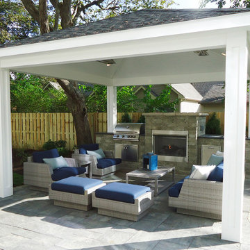 Back yard living space