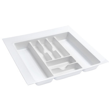 Rev-A-Shelf GCT-3W Cutlery Tray Gloss White, 21-7/8"