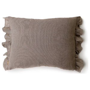 Rennie & Rose Madrid Throw Pillow Silver 17-Inch Rennie & Rose Madrid Throw Pillow Silver 17-Inch