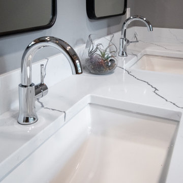 Modern Master Bathroom With Walk In Shower