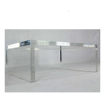 Modern Clear Lucite & Acrylic Coffee Tables