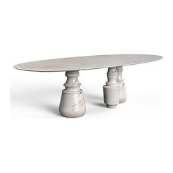 PIETRA OVAL XL ESTREMOZ Dining Table - Dining Tables