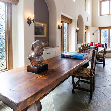 Antique Table in Living Room