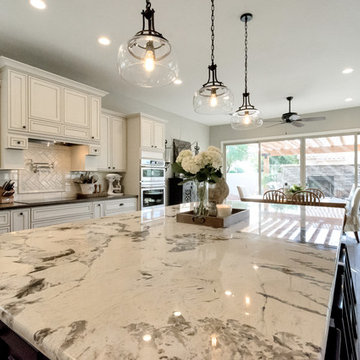 Farmhouse Kitchen, Living Room, Outdoor Living (Full Home Remodel)
