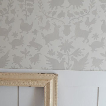 Otomi Allover Stencil Hallway