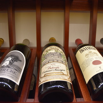 Rancho Santa Fe Custom Wine Cellar Traditional Wine Room San Diego Rustic Home