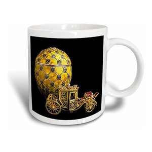 Faberge Egg Tercentenary Of Romanoffs House Mug Traditional Mugs By 3drose L L C