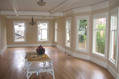 Photo of a traditional dining room in Seattle.
