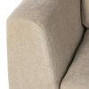Janis Almond Fabric Sectional Sofa, Hgsc815