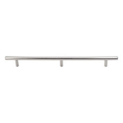 Top Knobs Nouveau Collection Hopewell Bar Pull Handle 57" Brushed Satin Nickel M - Cabinet And Drawer Handle Pulls