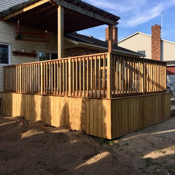 Virgil, Simple Deck Build Beneath Pergola