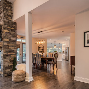Modern Cottage Halifax - sight lines through home
