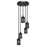 Toltec Lighting - Toltec Lighting 2145-DG-4069 Empire - Five Light Mini Pendant - No. of Rods: 4Assembly Required: TRUE Canopy Included: TRUE