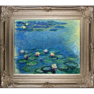 Water Lilies (Blue/Grey)