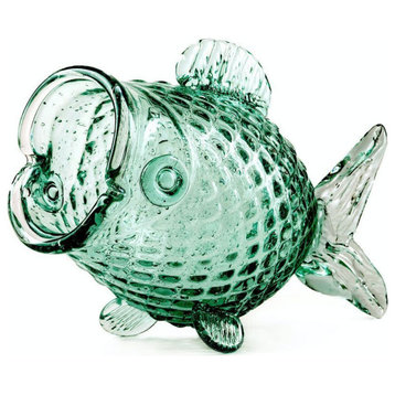 Recycled Glass Fish Jars M (2) | Pols Potten Fish