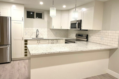 Inspiration for a contemporary kitchen remodel in Vancouver