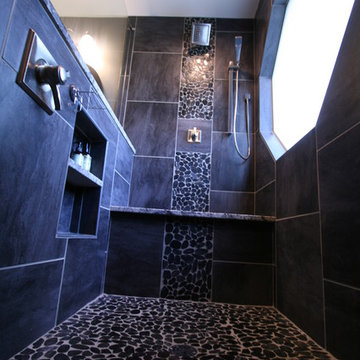 the CARR master bathroom