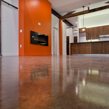 Modern Michigan loft space