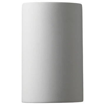 Ambiance, Small ADA Cylinder, Open Top & Bottom Wall Sconce, Bisque