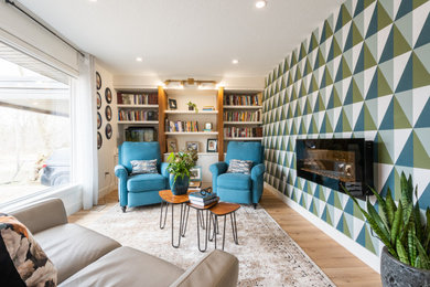 Inspiration for a 1960s living room remodel in Other